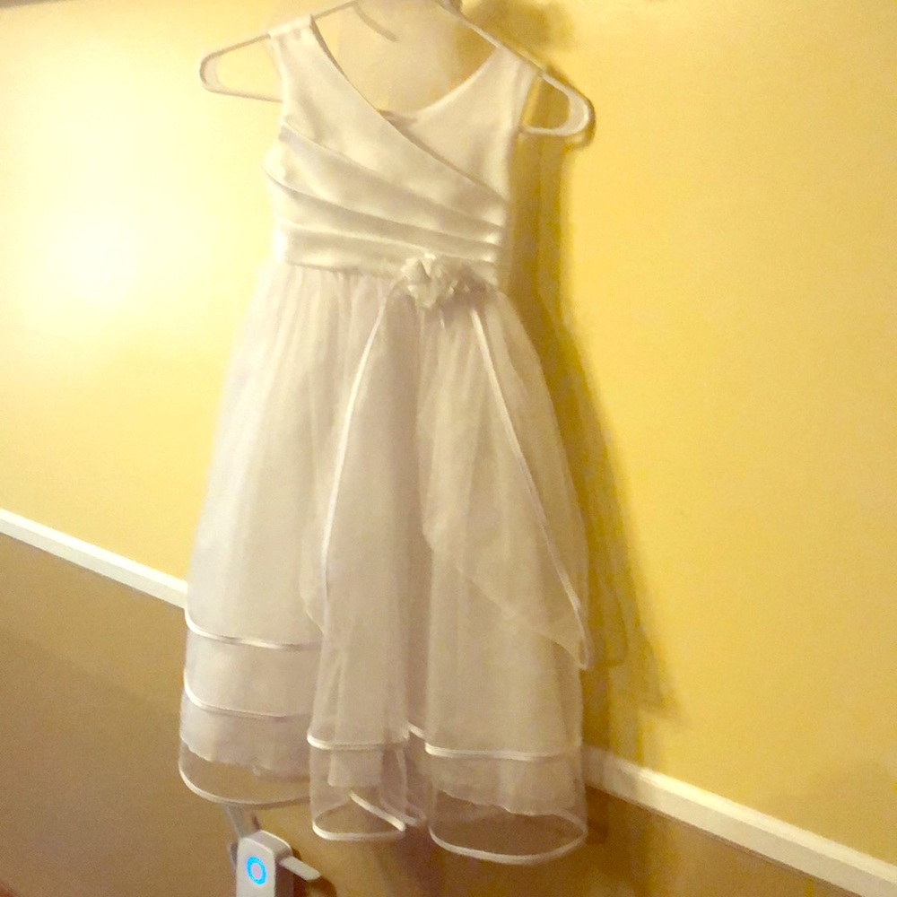 Communion dress and headpiece.
